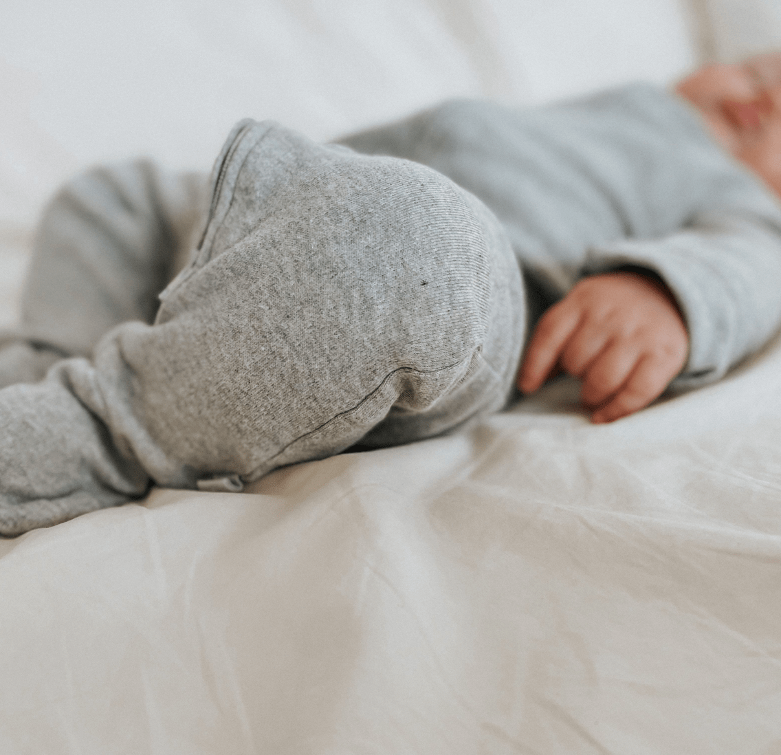 3pc Footie Set | Vintage Aqua, Periwinkle & Heather Grey