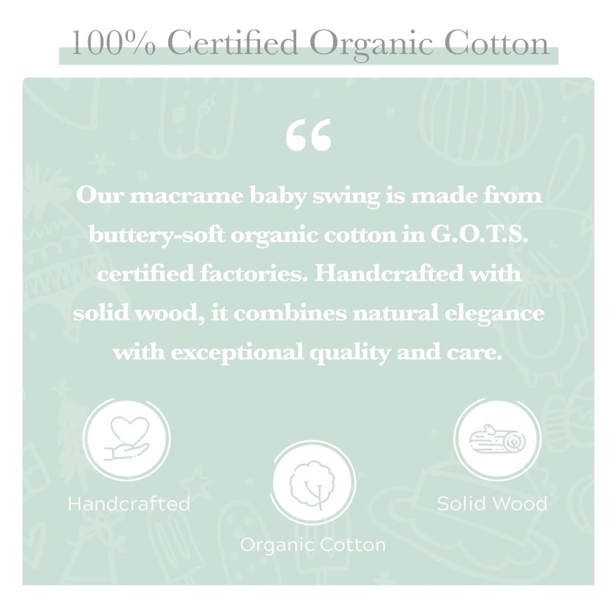 Macrame Baby Swing