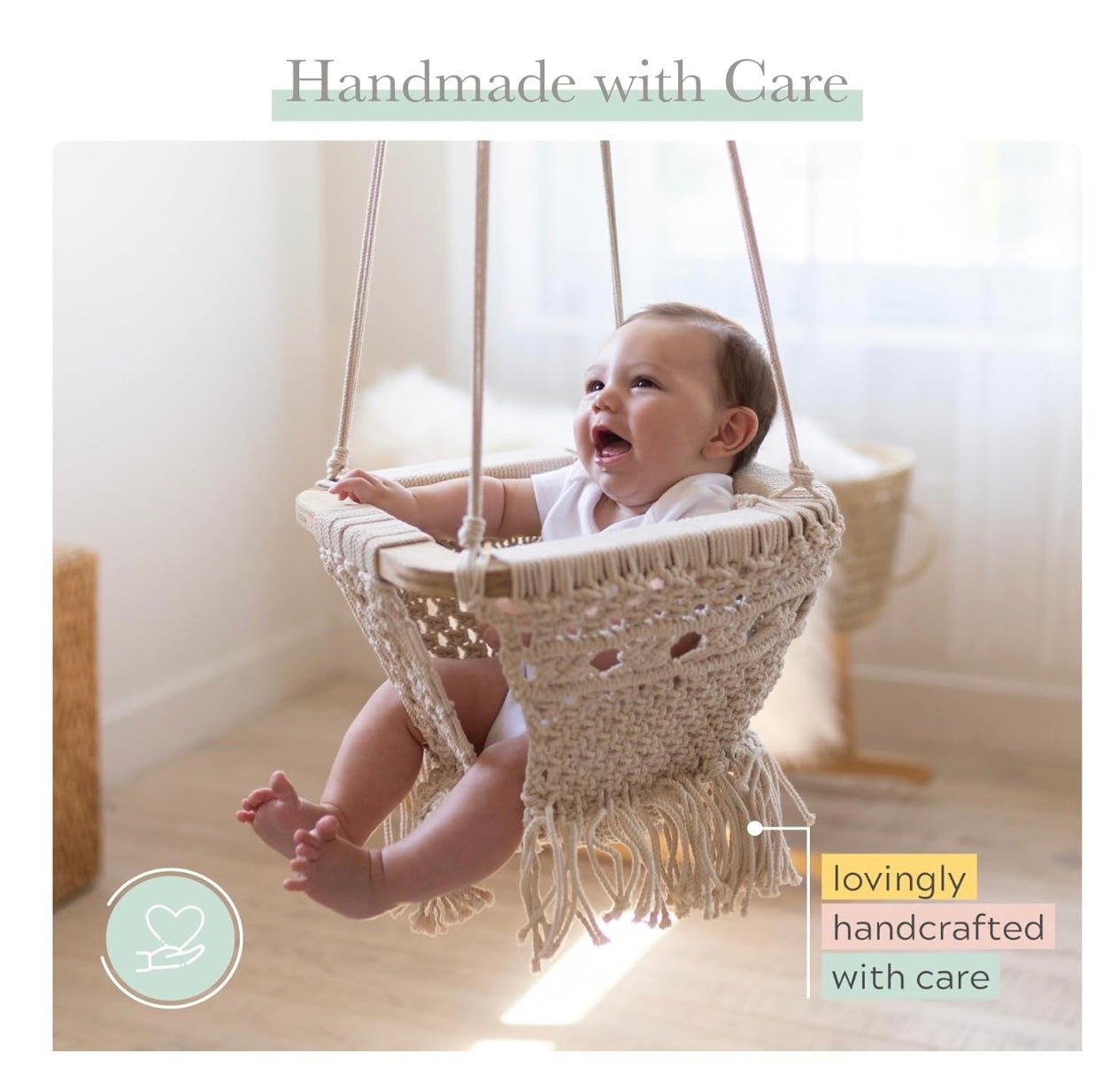 Macrame Baby Swing