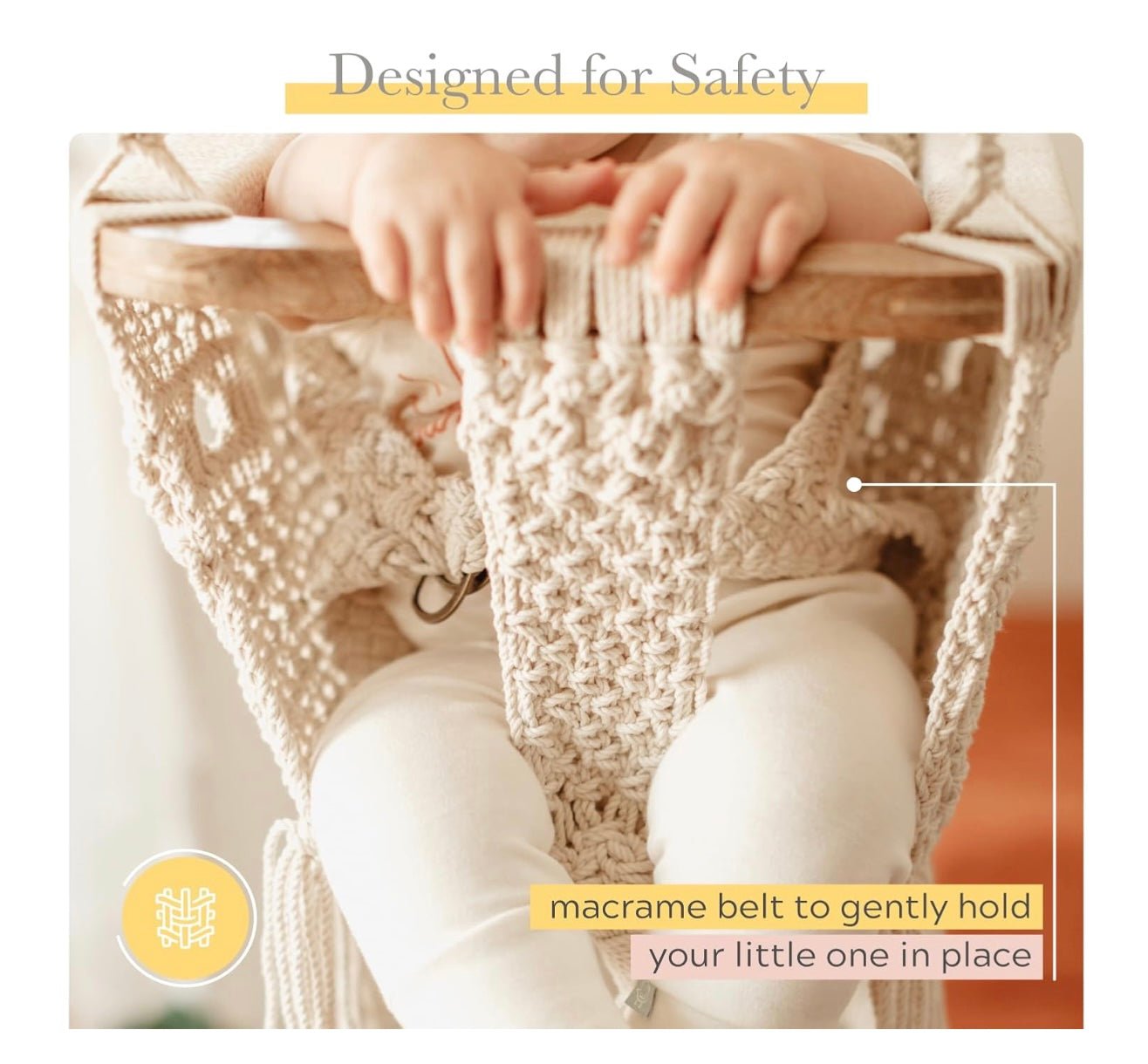 Macrame Baby Swing