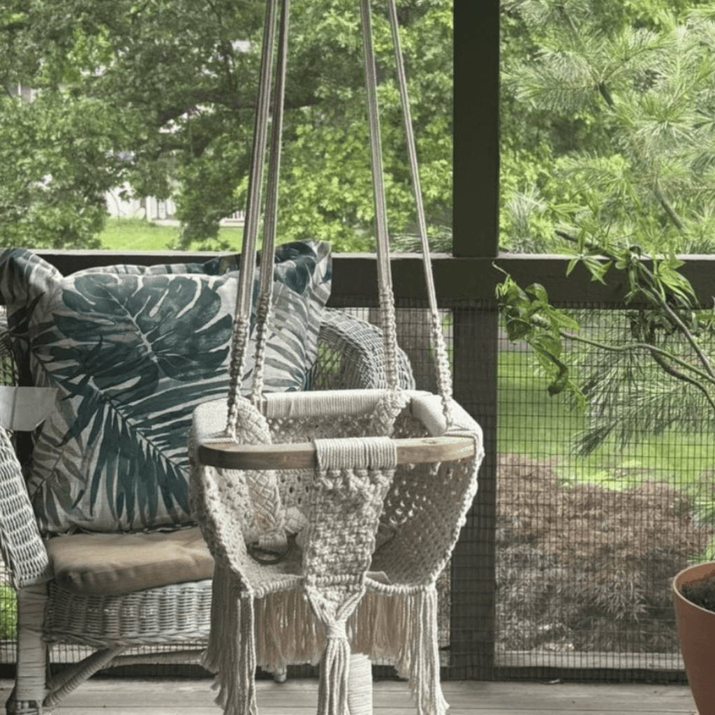 Macrame Baby Swing